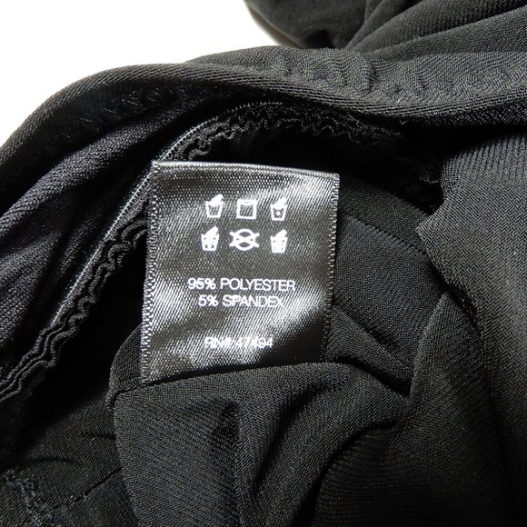 NORMA KAMALI Strapless Babydoll Mio One-Piece Blouson SWIMSUIT M 6 Black NEW - Picture 12 of 14